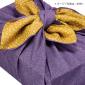 ふろしき 松梅柄(紫×金茶) 二巾